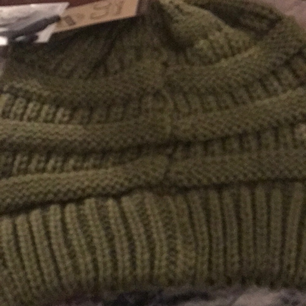 C.C. Messy Bun Beanie